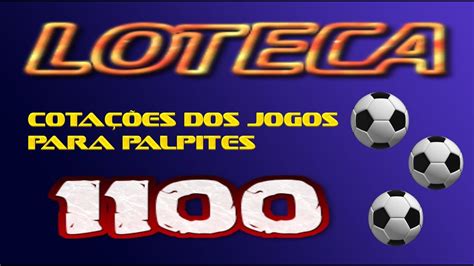 palpites para loteca|Palpites da Loteca 1100 .